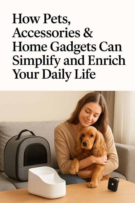🏡 How Pets, Accessories & Home Gadgets Can Simplify and Enrich Your Daily Life