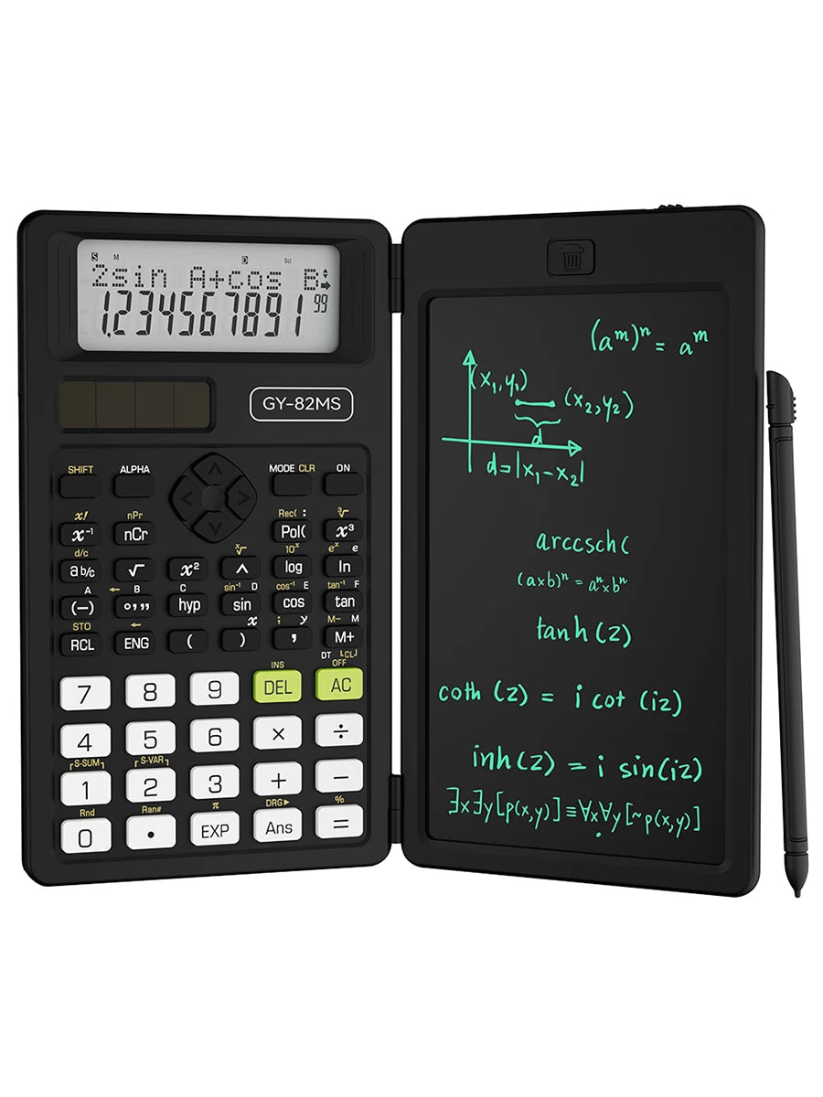 2-In-1 Foldable Scientific Calculator for College Office Student Teacher