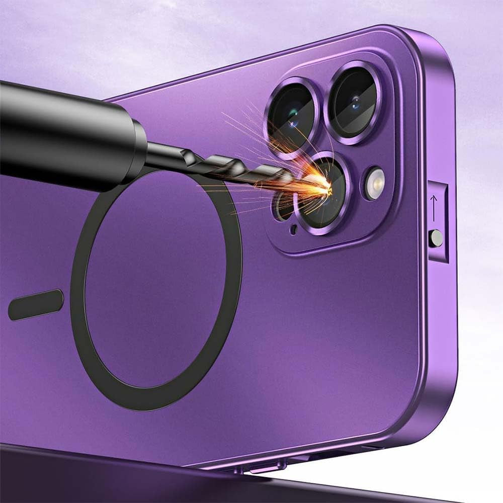 Magnetic Aluminum Matte Shell for Iphone