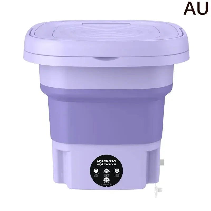 Portable Folding Washing Machine for Socks & Underwear 