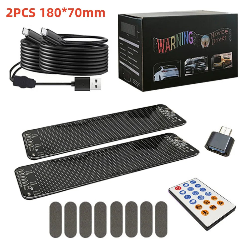 New 1-2PCS Devil‘S Eye LED Screen Light USB Plug-In DIY App 