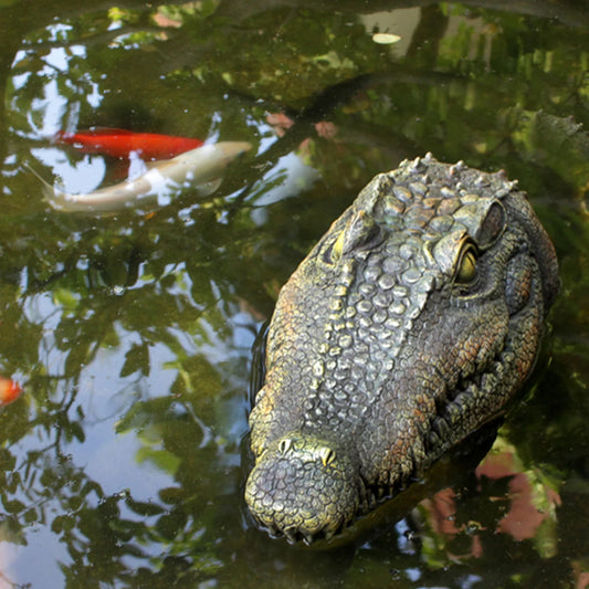 Floating Alligator Head Water Decor