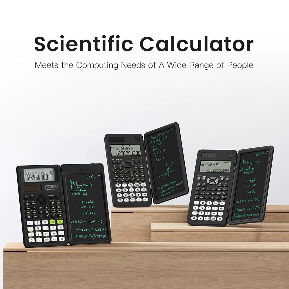 2-In-1 Foldable Scientific Calculator for College Office Student Teacher