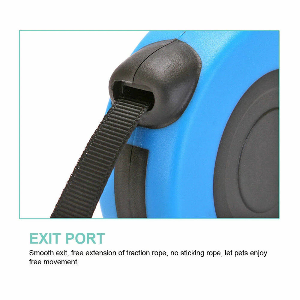 Automatic Retractable Dog Leash with Dual Size Options and Integrated Brake & Lock Safety System