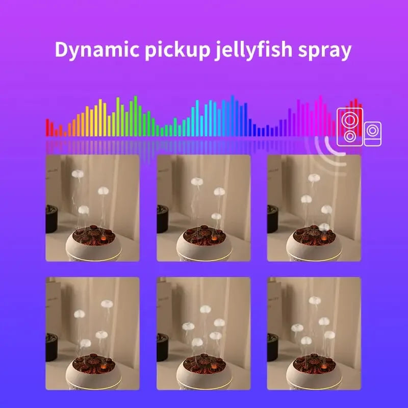 Dynamic Jellyfish Air Humidifier 250Ml Essential Oil Diffuser 