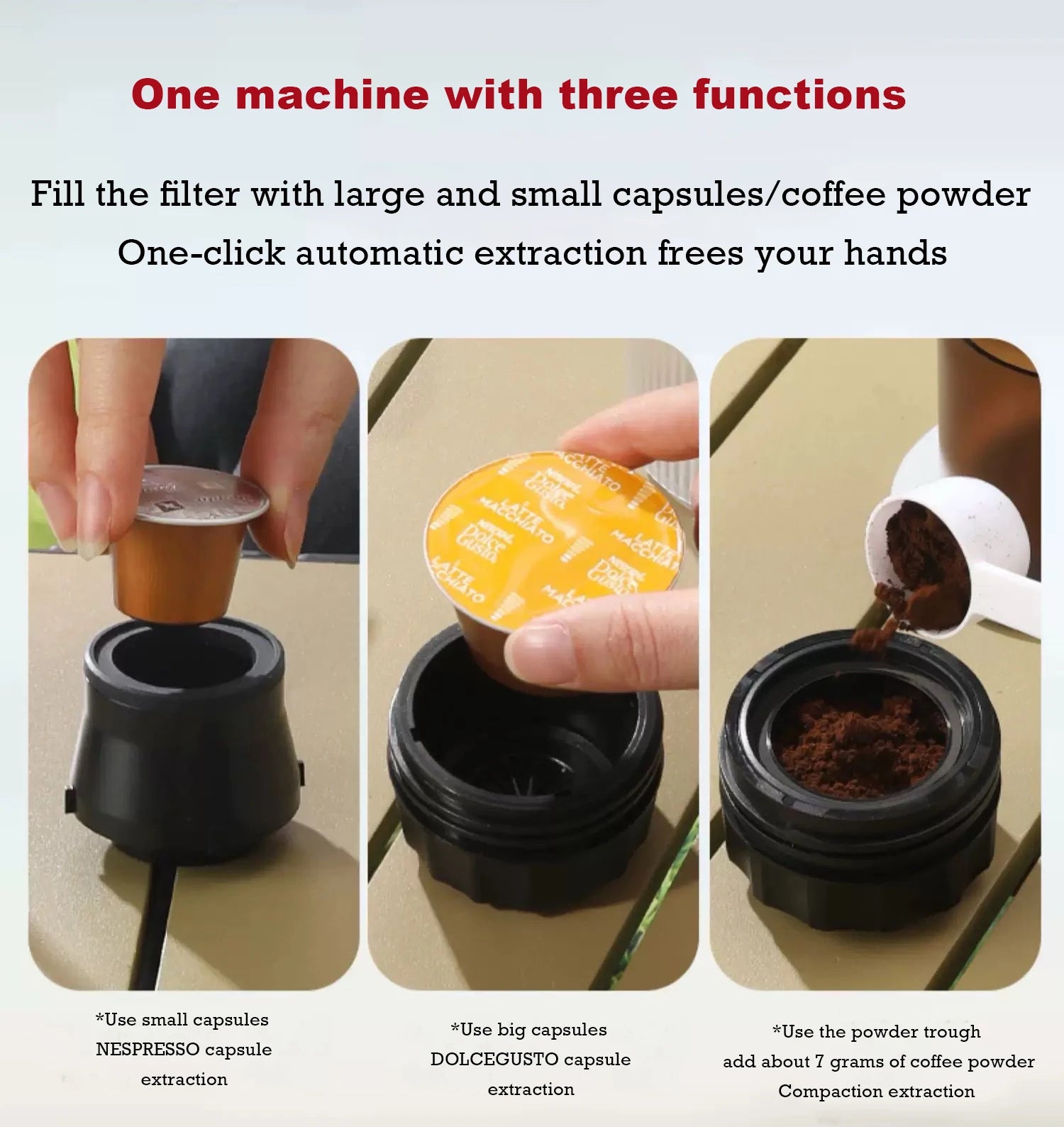Wireless Portable Coffee Machine Espresso Maker