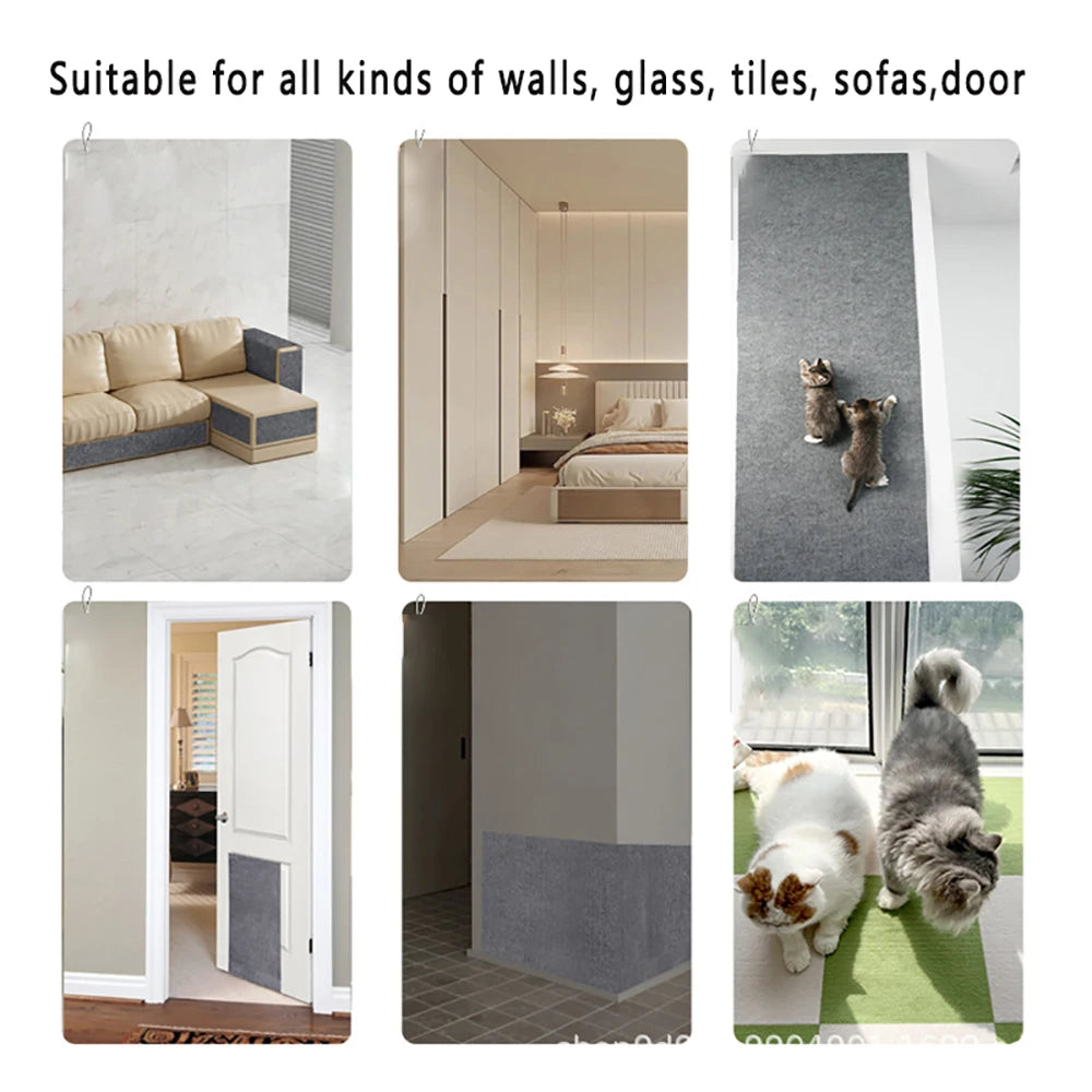 Self-Adhesive Cat Scratching Mat Sofa Furniture Protector