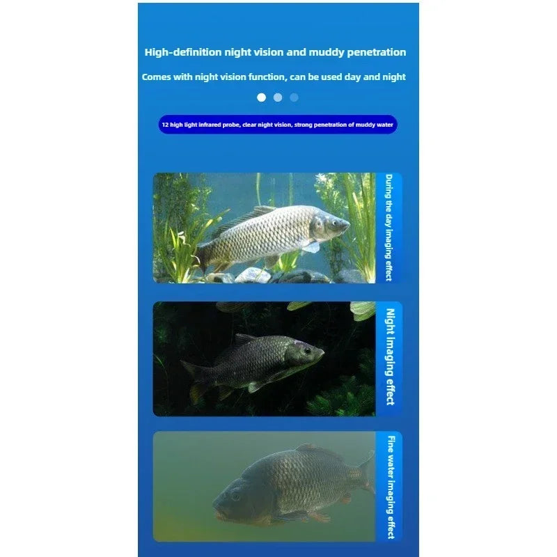  Water Visible Fish Finder Night Vision Waterproof 