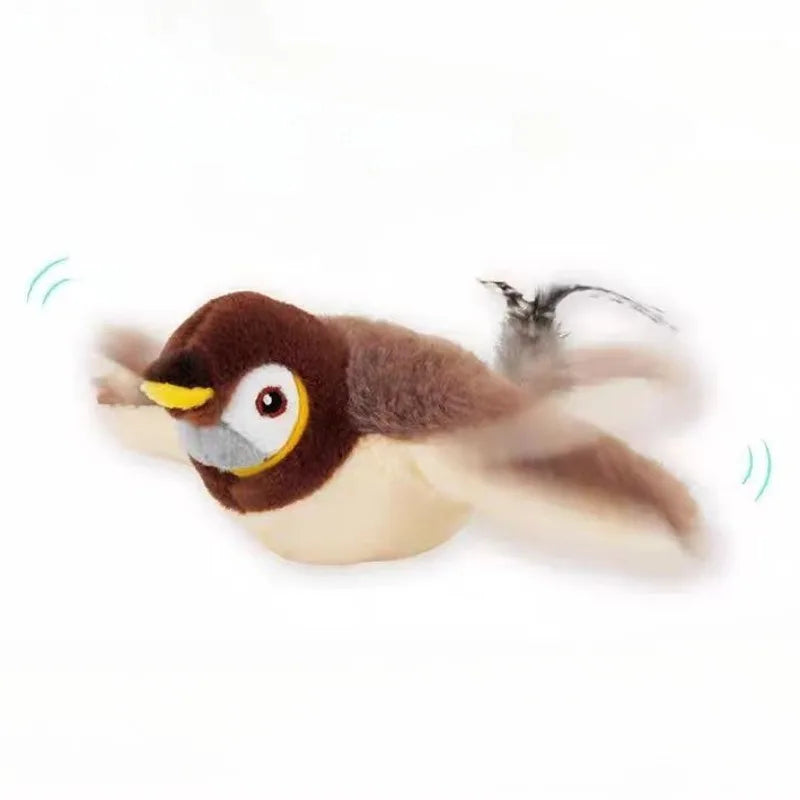 Simulated Bird Cat Toy Touch Sensitive 