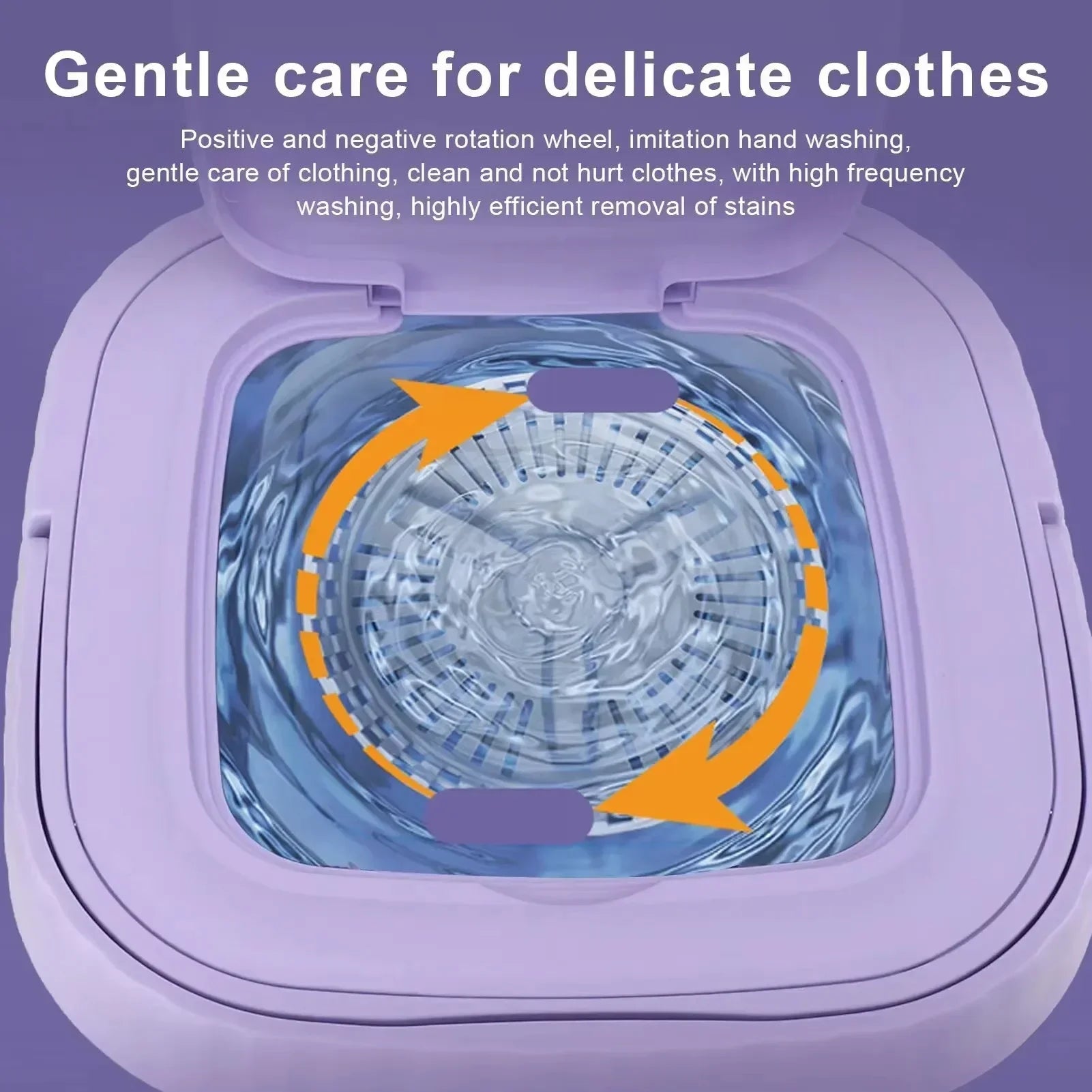 Portable Folding Washing Machine for Socks & Underwear 