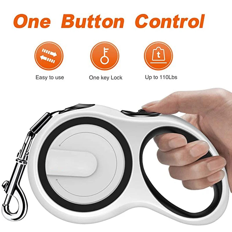 Pet Dogs Extending Leash Automatic Retractable