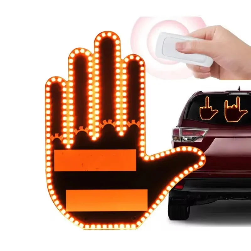 Car Expression Finger Light with Remote Control