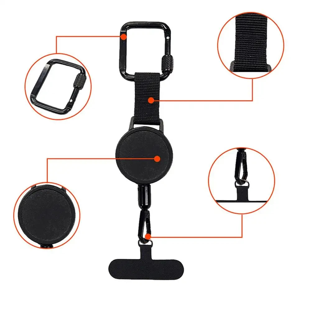 Retractable Anti-Theft Phone Holder 