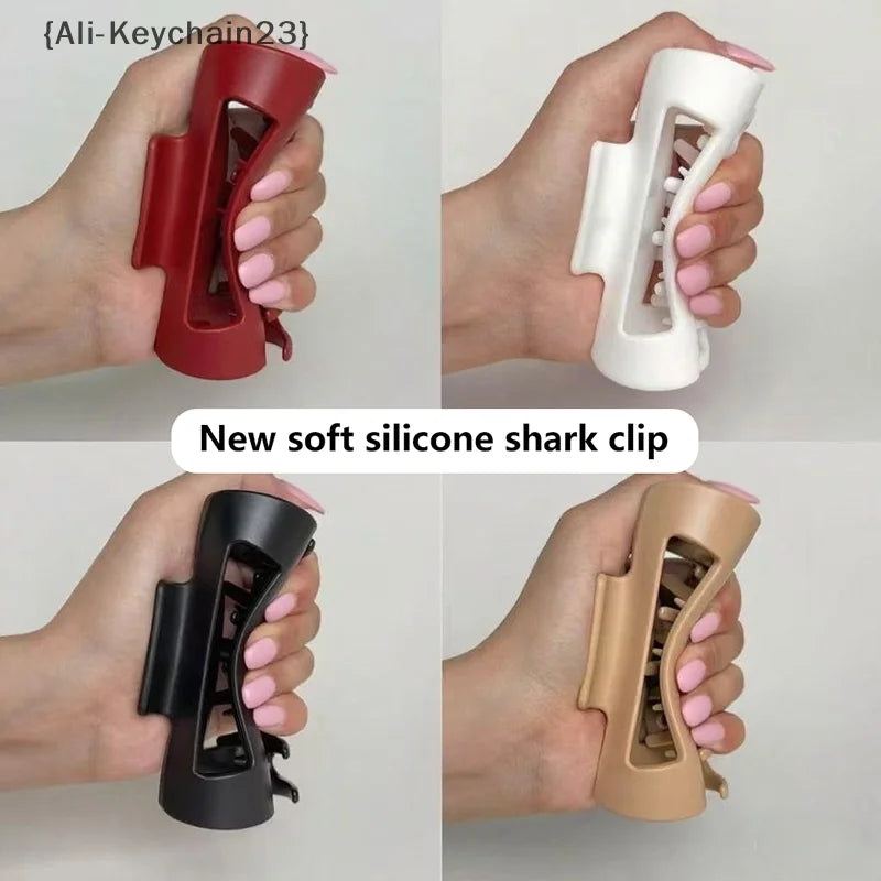 Hair Grab Decorations Hair Accessories Safe Design Soft Hair Grab Girls Clips Silicone Hair Clips