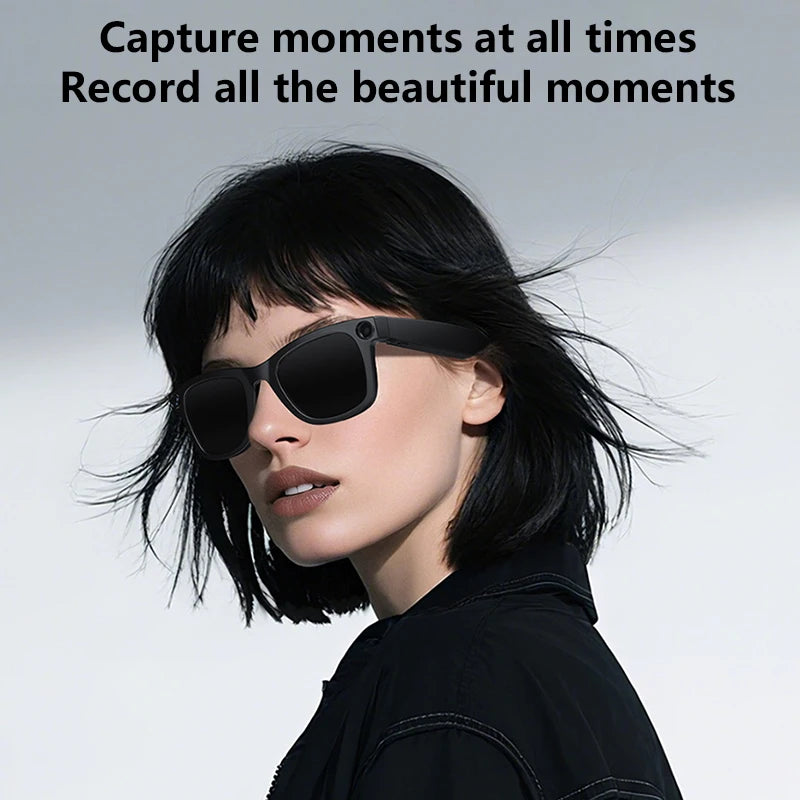 Smart AI Glasses Camera HD Photo Video 