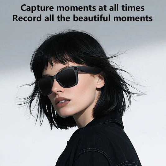 Smart AI Glasses Camera HD Photo Video 
