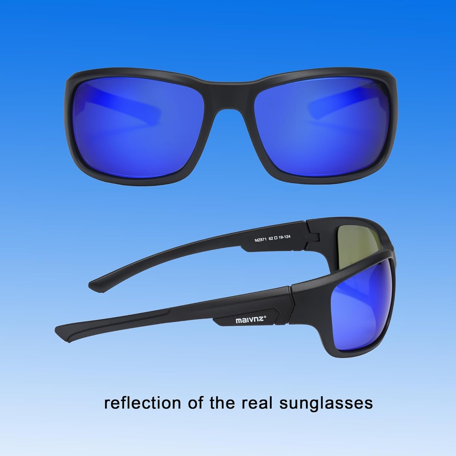 Polarized Sunglasses for Men Fishing Floating Lightweight UV Protection
