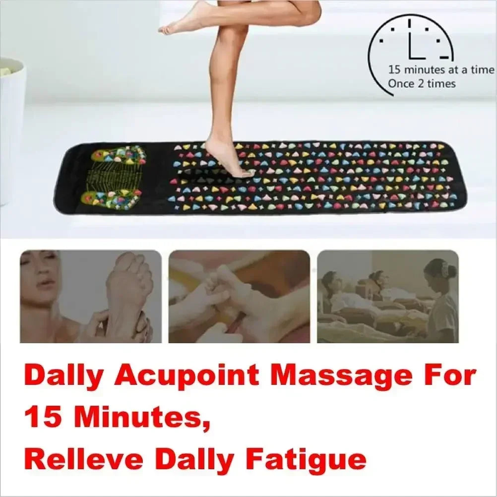Foot Massage Pad with Finger Pressure Plate 