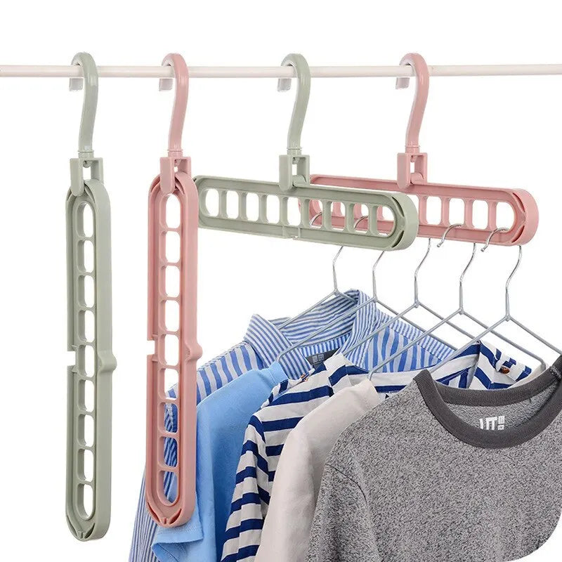 1 Pc Magic Multi-Port Support Hangers for Clothes Drying Rack 