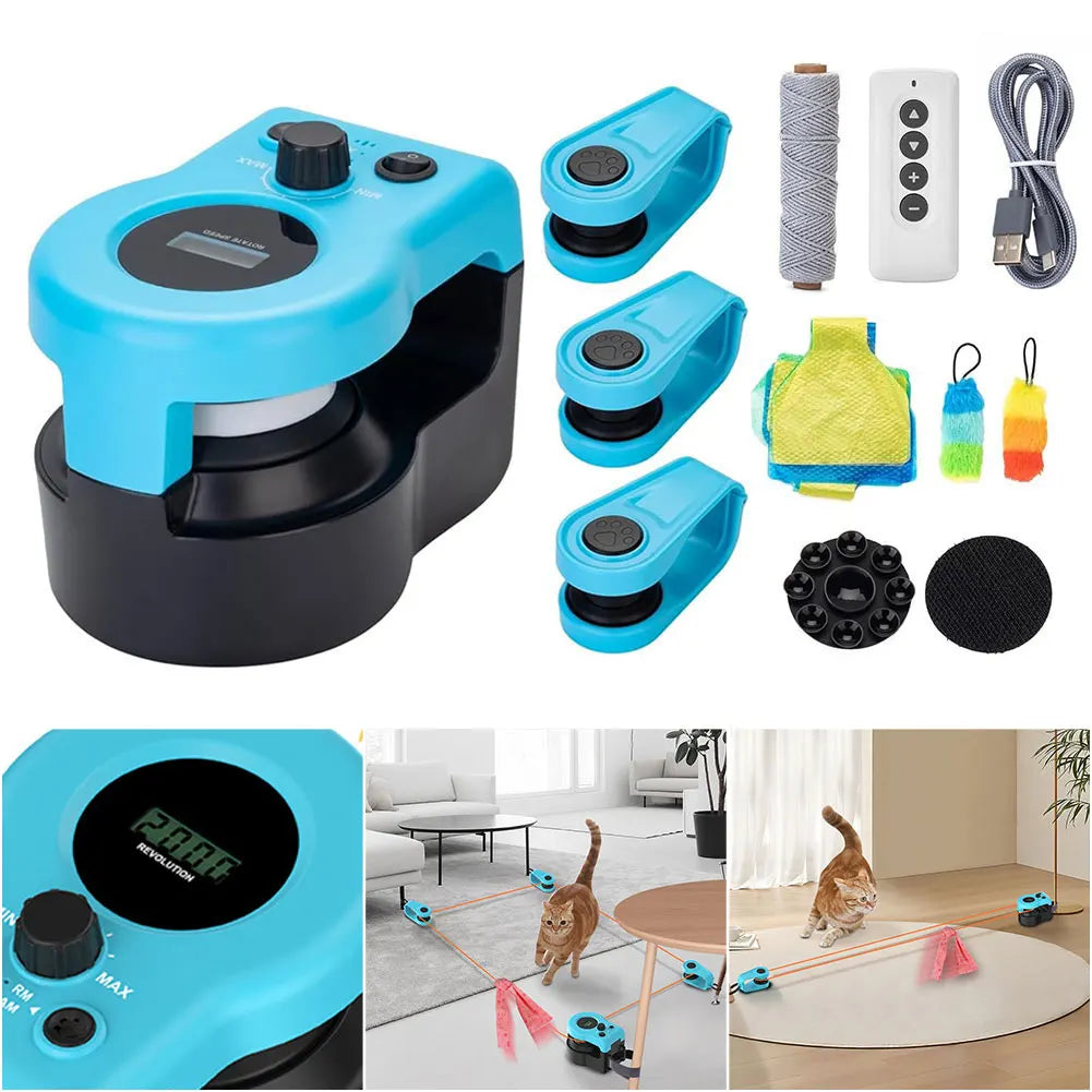 Interactive Cat Toy Chase Run Exercise