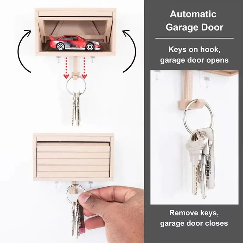 Storage Rack Car Garage Key Holder