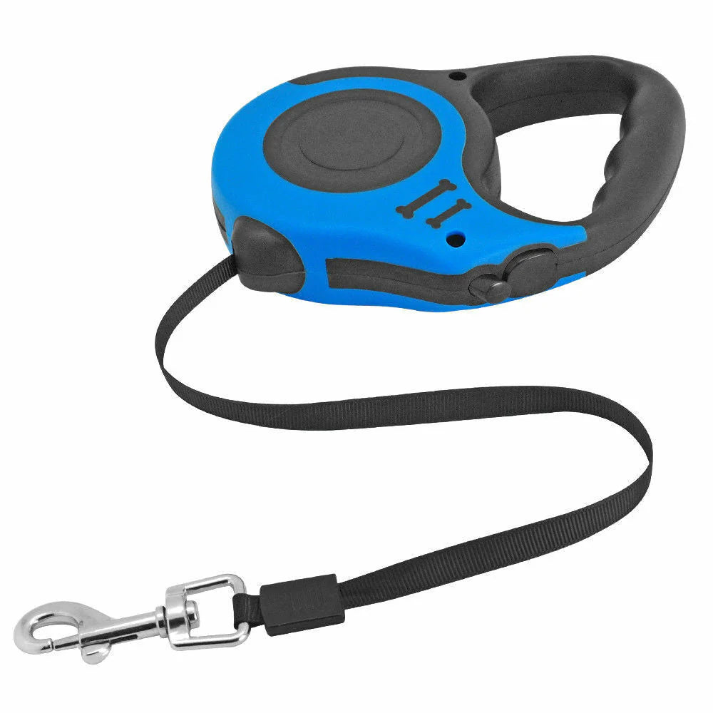 Automatic Retractable Dog Leash with Dual Size Options and Integrated Brake & Lock Safety System