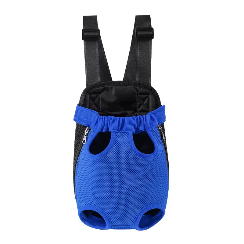 Adjustable Dual-Shoulder Pet Carrier Backpack for Outdoor Travel and Camping