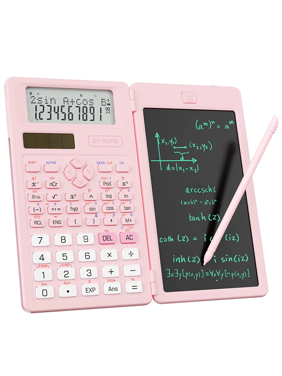 2-In-1 Foldable Scientific Calculator for College Office Student Teacher