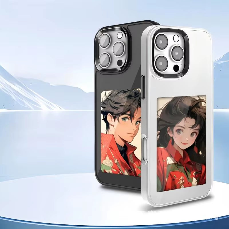 NFC phone Case E-Ink Screen for Iphone 15 14 13 Pro Max 