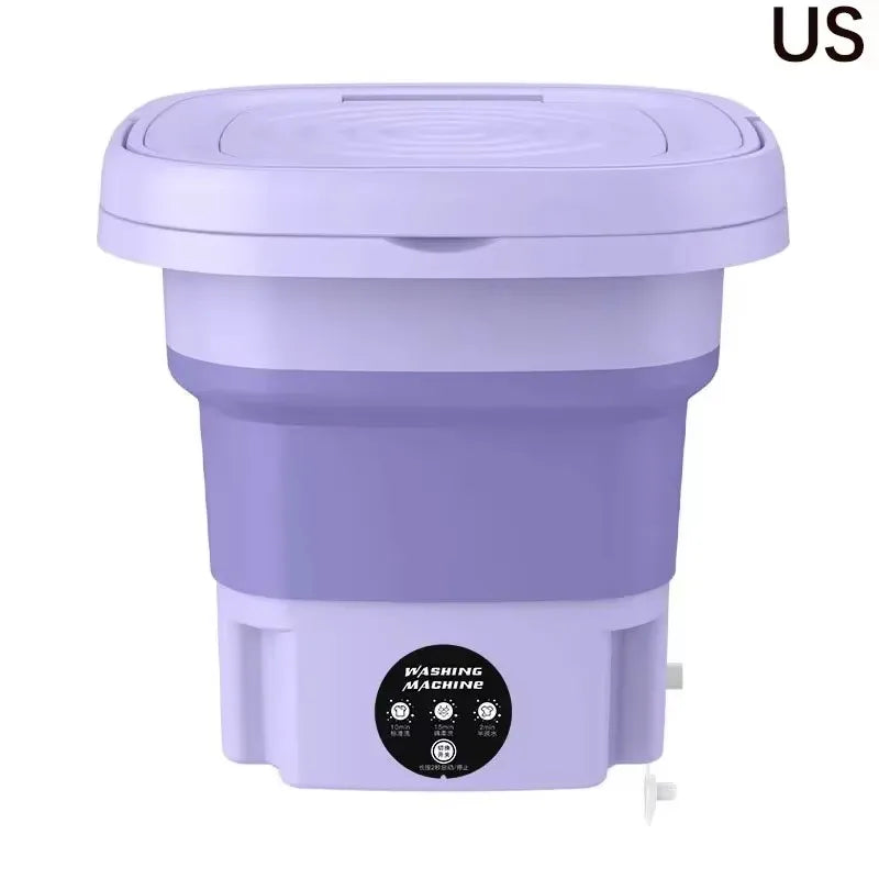 Portable Folding Washing Machine for Socks & Underwear 