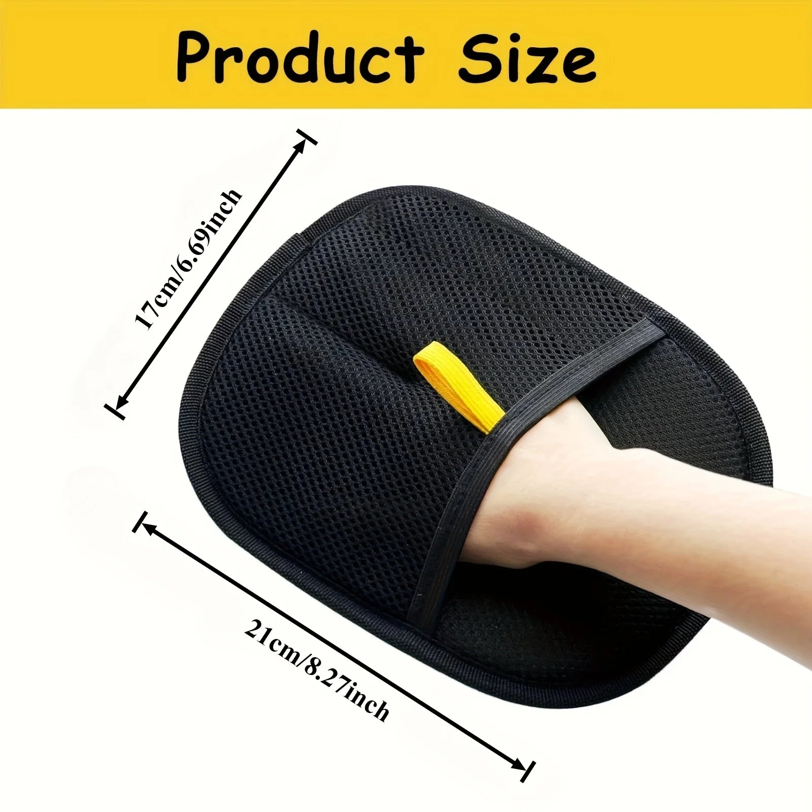 Dual-Sided Static Pet Hair Remover Gloves 