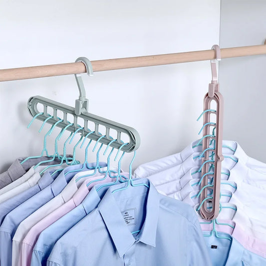 1 Pc Magic Multi-Port Support Hangers for Clothes Drying Rack 