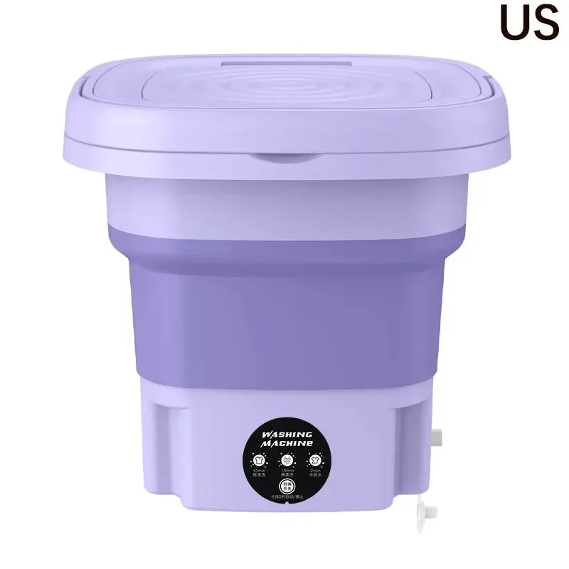 Portable Folding Washing Machine for Socks & Underwear 