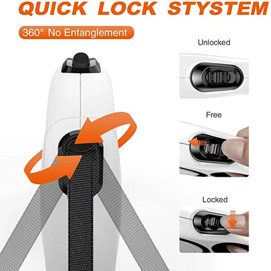 Pet Dogs Extending Leash Automatic Retractable