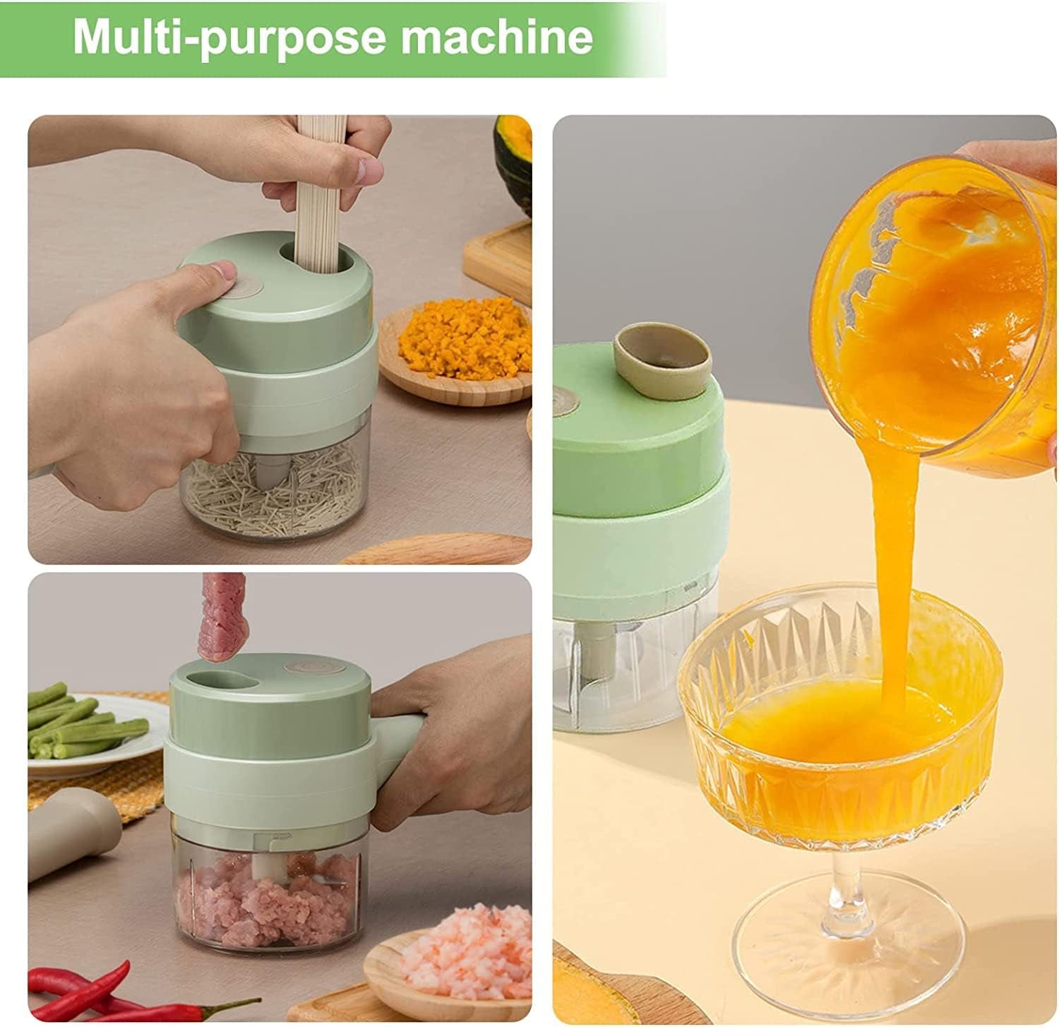 Mutifunctional Electric Vegetable Chopper