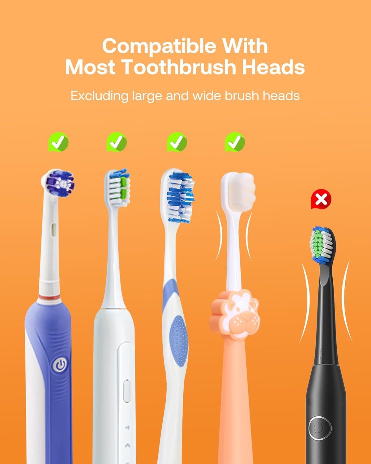 Toothbrush Cleaner for Bathroom, LED Smart Screen, Cleaning and Air Drying