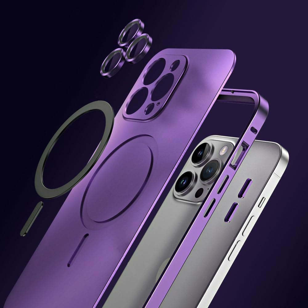 Magnetic Aluminum Matte Shell for Iphone