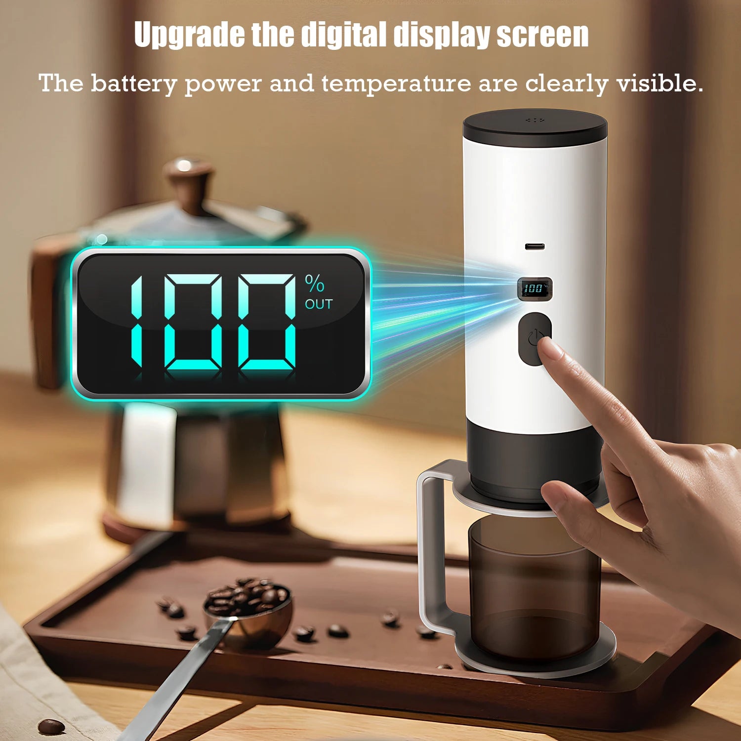 Wireless Portable Coffee Machine Espresso Maker