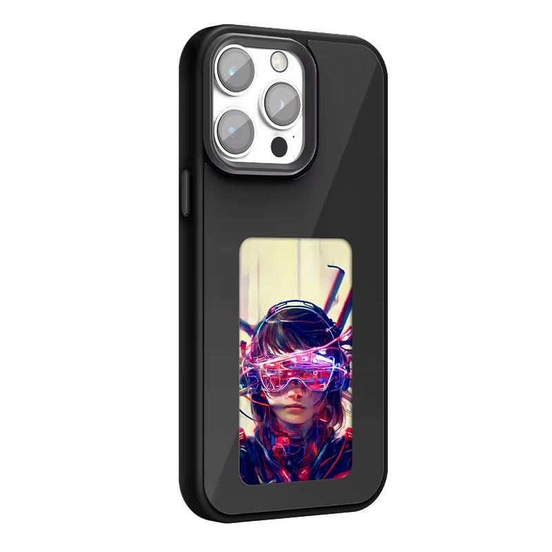 NFC phone Case E-Ink Screen for Iphone 15 14 13 Pro Max 