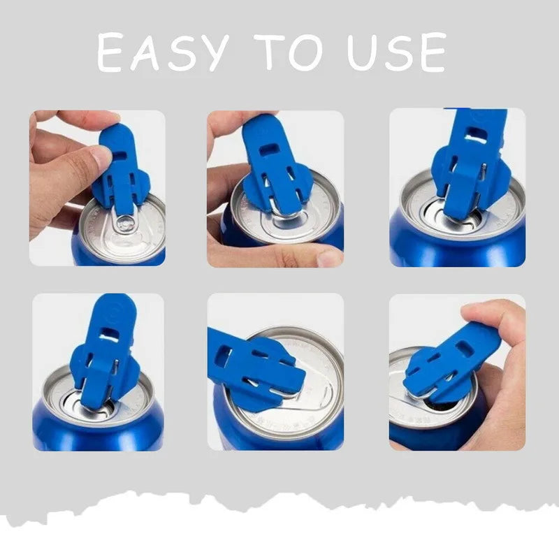 6/12/24Pcs Cola Beverage Reusable Easy Can Opener Sealed Drink Beer