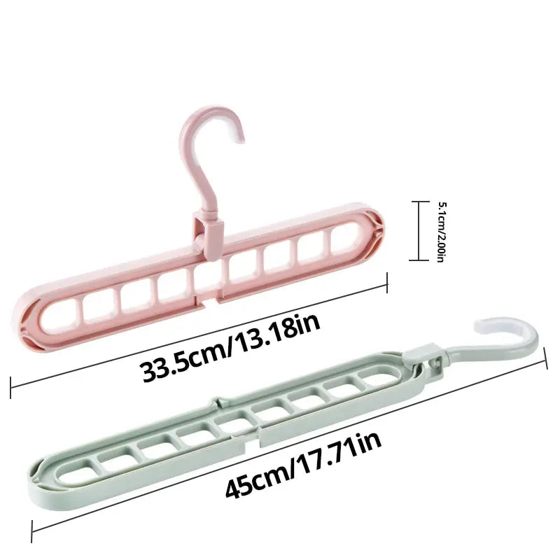 1 Pc Magic Multi-Port Support Hangers for Clothes Drying Rack 