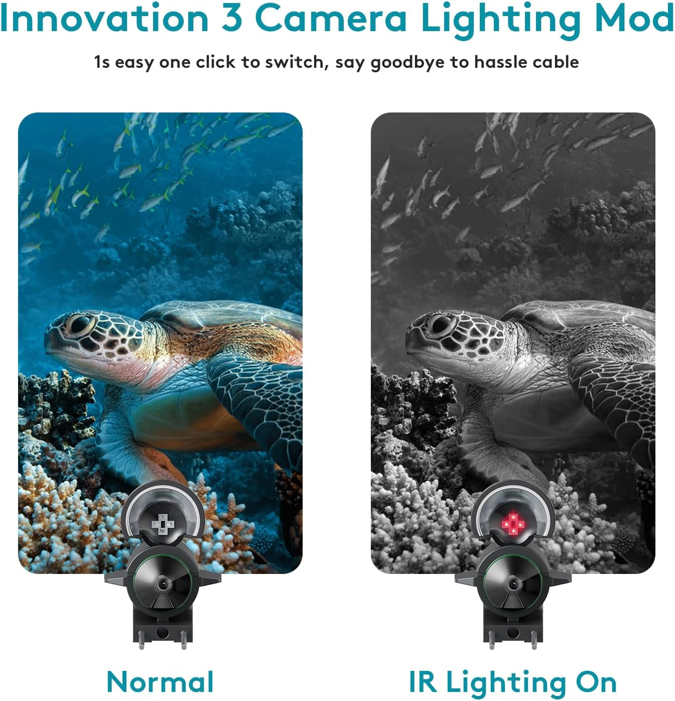 Underwater Fishing Camera with Infrared Night Vision