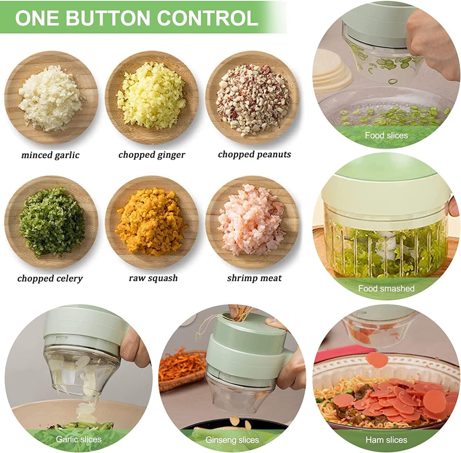 Mutifunctional Electric Vegetable Chopper