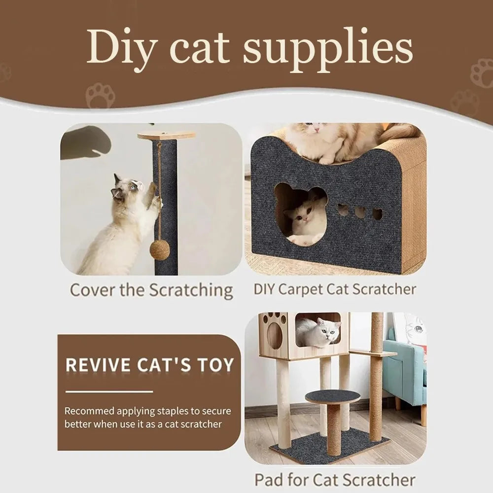 Self-Adhesive Cat Scratching Mat Sofa Furniture Protector