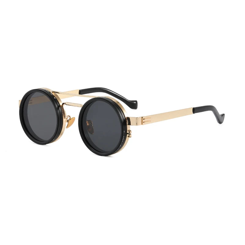 9 Level Adjustable Dimming Polarized Sunglasses Men & Women round Glasses 