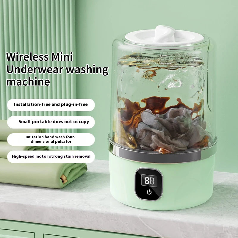 Portable Mini Washing Machine for Dormitories 