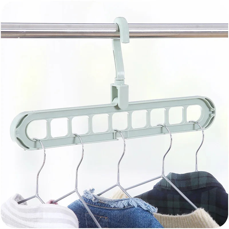 1 Pc Magic Multi-Port Support Hangers for Clothes Drying Rack 