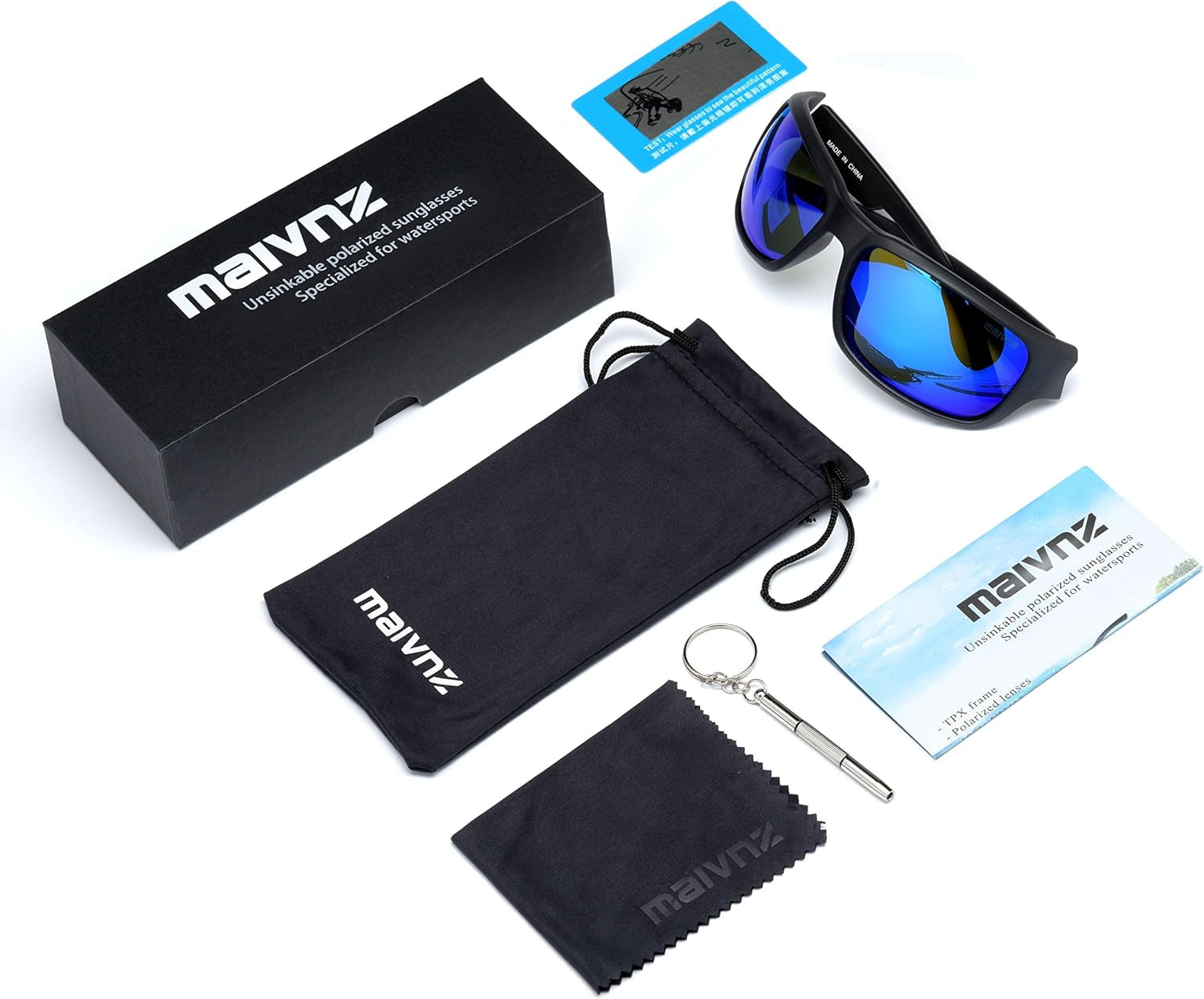 Polarized Sunglasses for Men Fishing Floating Lightweight UV Protection