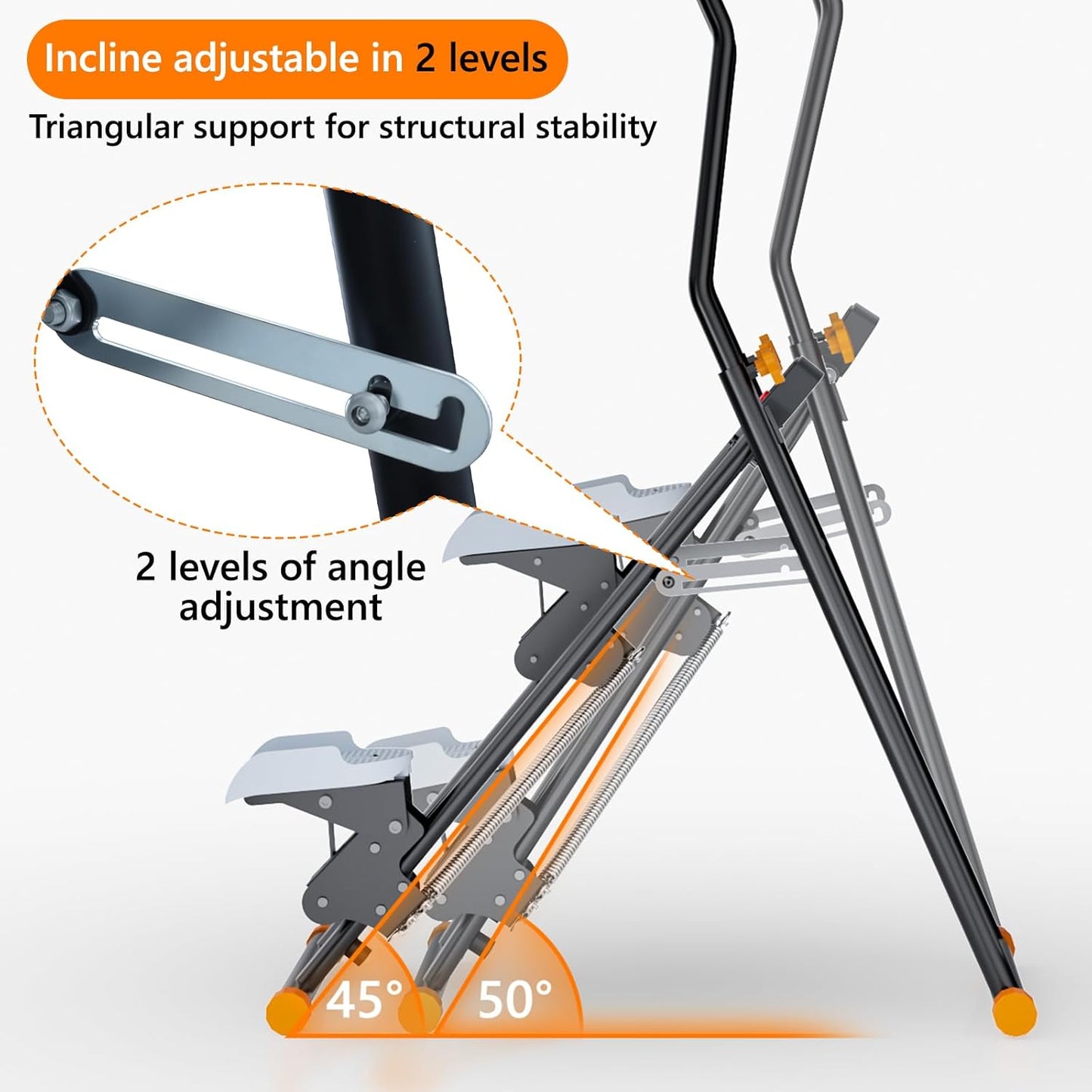 Stair Stepper Machine for Home, Aerobic Mini Stepper for Cardio Workout for Full-Body Training