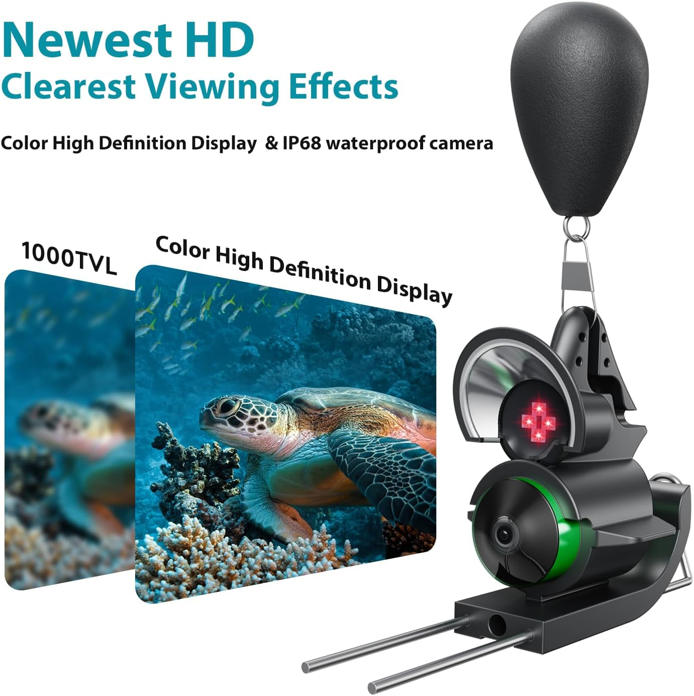 Underwater Fishing Camera with Infrared Night Vision
